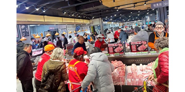 中百·鄰里匯常青店開業(yè)：零號土豬入駐，年關囤貨正當時